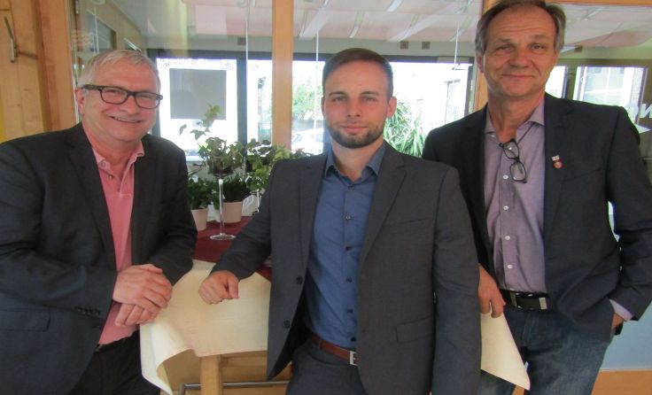 Alfred Buchberger, Daniel Lachmayr und Walter Forstenlechner (v.l.)
