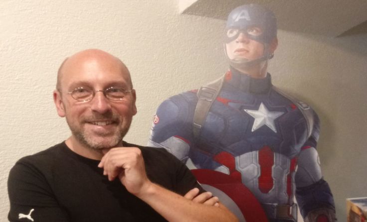 Christian Hummler und Captain America