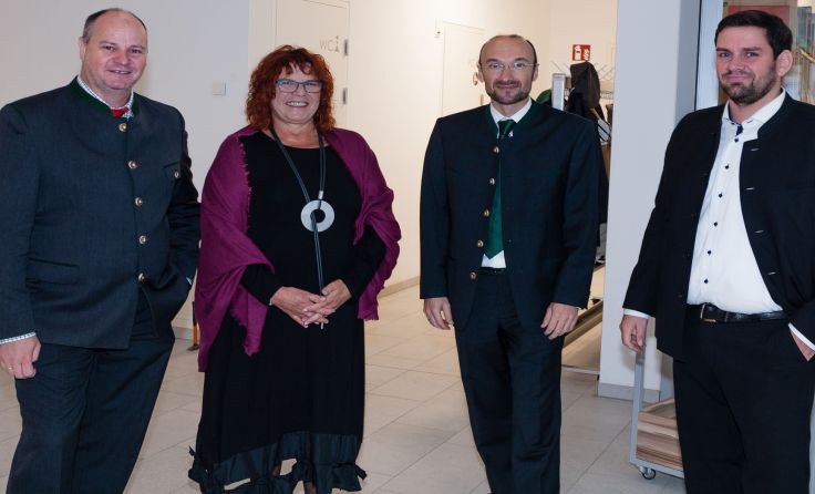 Thomas Berger, Isolde Resch, Thomas Hiesmayr undMario Schachner (v.l.) Foto: Herbert Resch