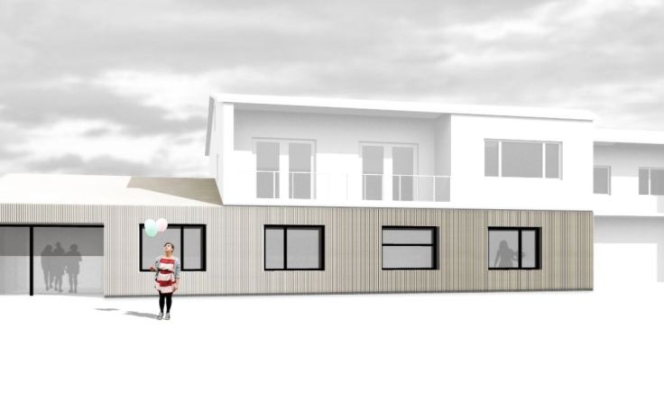 Der Entwurf von Architektin Teresa König vom Büro "Kontur".Foto: Kontur