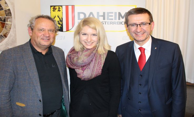 Wolfgang Stanek, Christine Haberlander und Markus Achleitner (v.l.) Foto: OÖVP