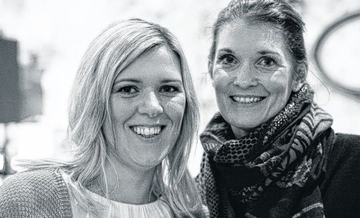 Buchautorin Silvia Fischer mit Gast Nicole Nussbaumer Foto: Kerstin Weidinger