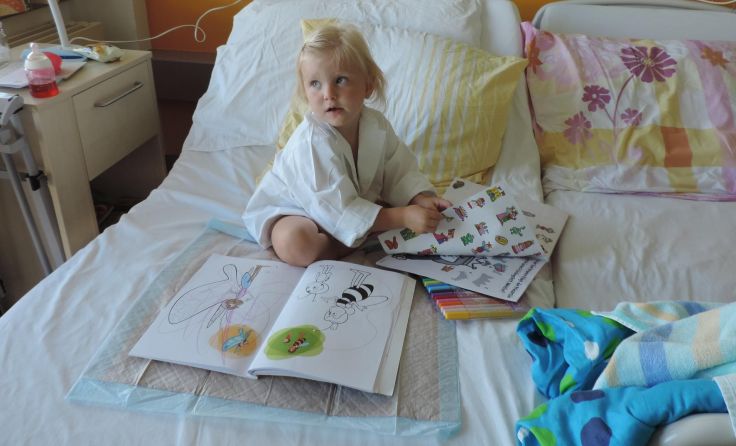 Anna musste viele Monate im Krankenhaus verbringen. Foto: Wiesinger