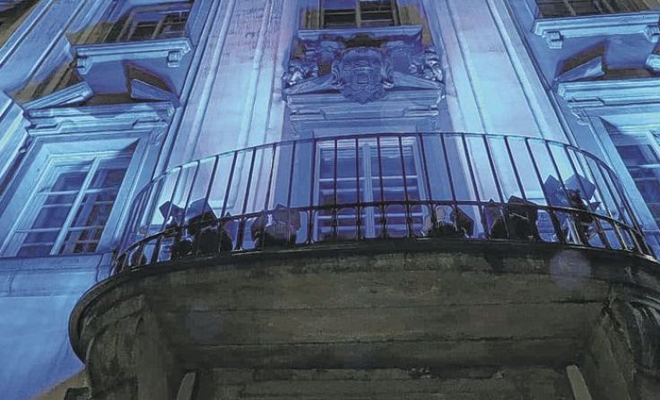 Viele Gebäude, darunter das Linzer Rathaus, leuchten am 2. April blau. Foto: : Holmes-Ullrich