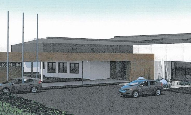  So soll das neue Volksheim in Langholzfeld aussehen. Fotos: Architekt Siegel