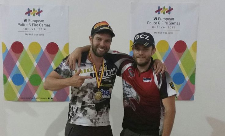 Andreas Oriol und Thomas Lechner nahmen beim Bewerb "IPSC-Shooting" teil. © Privat / Andreas Oriol