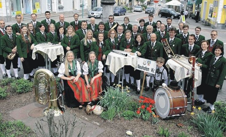 Die Musikkapelle Neuhofen ist Gastgeber in der Stockhalle. Foto: MK Neuhofen