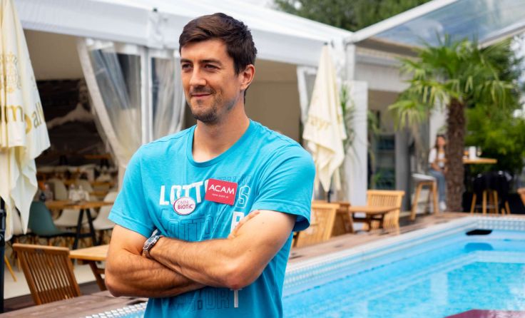 Sebastian Ofner auf der Pressekonferenz in Kitzbühel; Foto: gerd2709