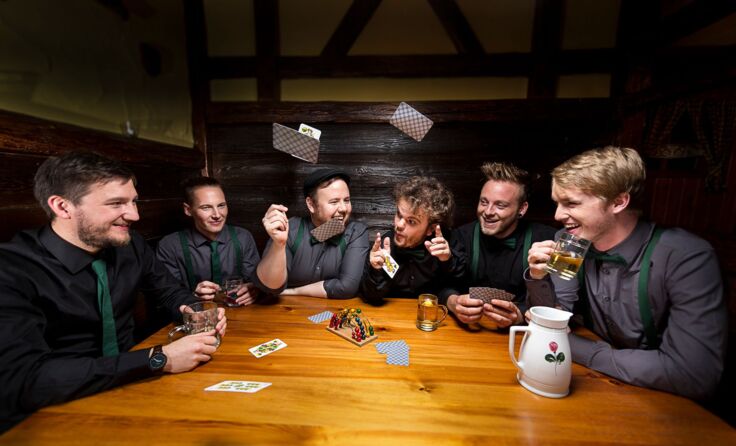 Geballte Musikerkraft von sechs jungen Steirern: „Gnackwatschn“ Foto: Ginko Tree Music