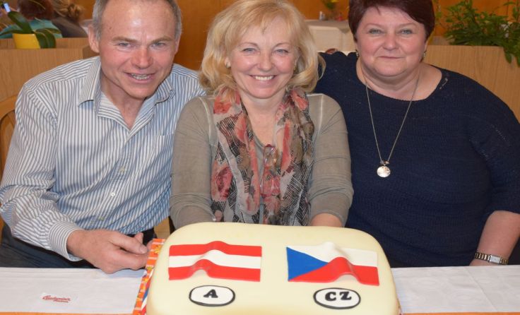 Die Organisatoren (v. l.): Zden?k und Majka Blažkovi, Ivana Mühlbachler 