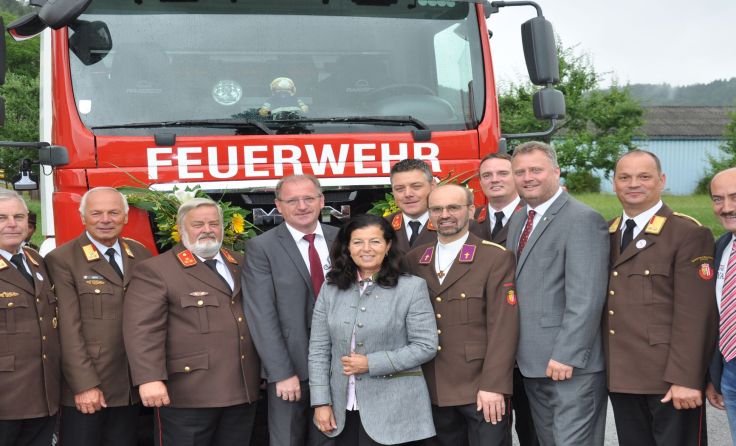 Freudentag für Schönau: Einweihung des modernen Rüstlöschfahrzeuges Foto: Rudolf Horner