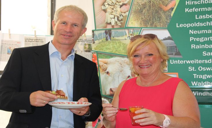 Stolz auf die Region: Obmann Erich Traxler und Geschäftsführerin Conny Wernitznig Foto: Greindl