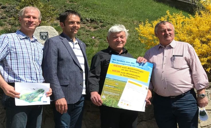 v.l.n.r. Erich Traxler, Alois Reithmayr, Manfred Doppler und Alois Pils 