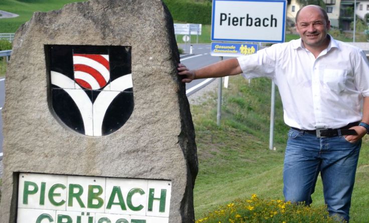 Pierbachs Bürgermeister Richard Freinschlag ist stolz auf das gute Klima in "seiner" Gemeinde. 