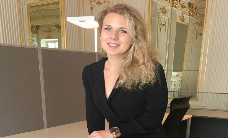Johanna Jachs: "Es darf keinen digital Gap zwischen Stadt und Land geben!" Foto: Liebherr