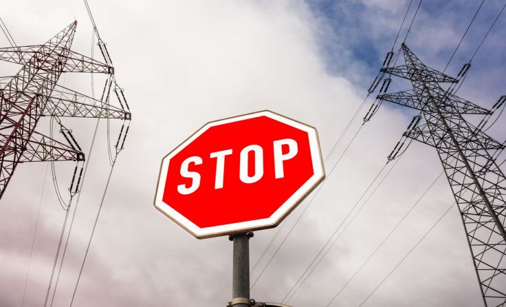 "...und die Lichter sind nie ausgegangen", meint atomstopp_oberoesterreich. Foto: Wodicka