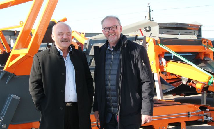 Rockster-Firmenchef Wolfgang Kormann (l.), WKO-Obmann Christian Naderer Foto: Greindl