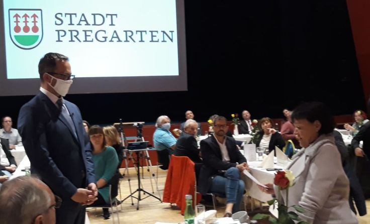 Angelobung des neuen Bürgermeisters Foto: Greindl