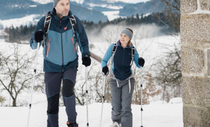 Ein Schneeschuh-Schnupperkurs dauert etwa zwei Stunden. (Foto: OÖ Tourismus GmbH/Robert Maybach)