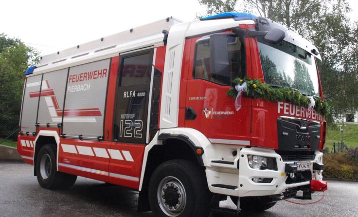Geschmückt für die Segnung (Foto: FF Pierbach)
