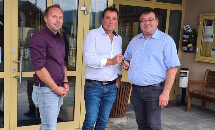 Bürgermeister Michael Spörker, Josef Eder, Thomas Zellner (v. l.) (Foto: Marktgemeinde)