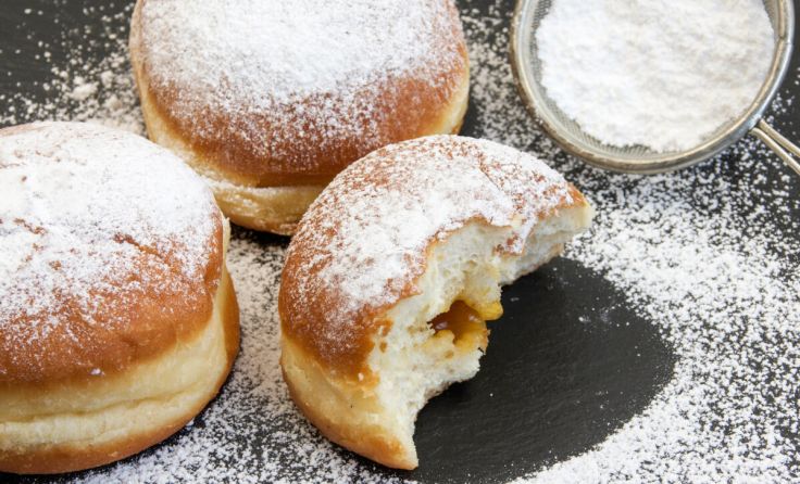 Perfekt und köstlich: Faschingskrapfen (Foto: Ideenkoch/Adobe Stock)