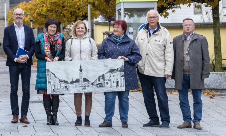 Im Einsatz für ihre Heimatstadt: die Pregartner Stadtführer (Foto: Erwin Pils/foto-pils.at)