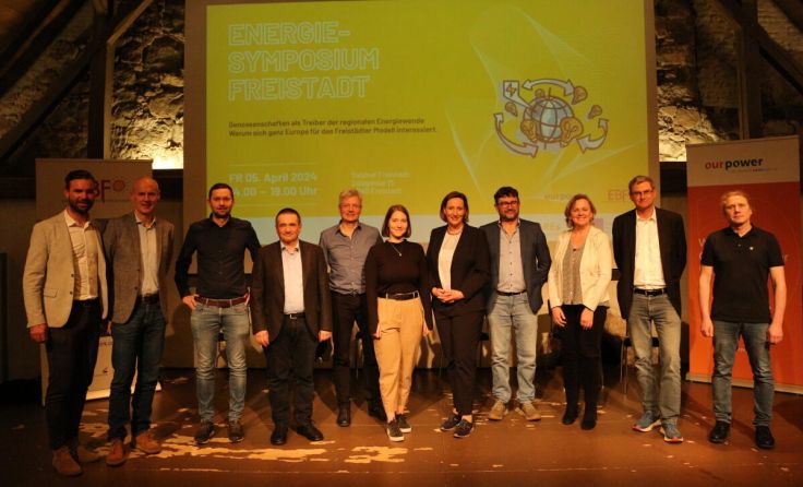 Organisatoren und Reerenten des Energiesymposiums in Freistadt (Foto: EBF)