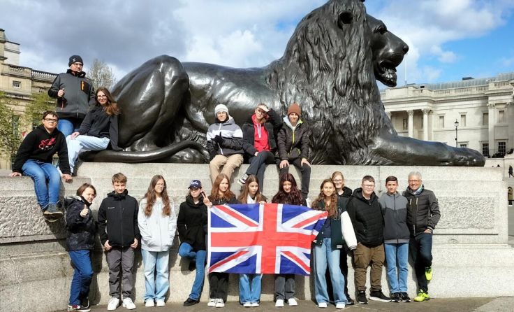 Die Greiner Mittelschüler sammelten in London unvergessliche Erfahrungen. (Foto: privat)