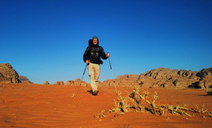 Georg Richtsfeld wanderte zu Fuß nach Jerusalem. (Foto: Richtsfeld)