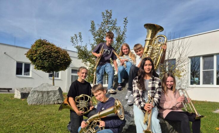 Auch die Schüler gestalten den Tag der offenen Tür mit. (Foto: Riccarda Entholzer)