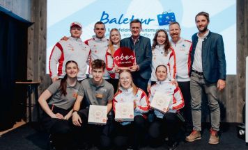 Olympia: Landesrat traf Tourismusschüler beim Oberösterreicher-Abend im Austria House