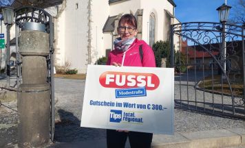 Dem Tips-Glücksengerl auf dem Weg zur Arbeit begegnet