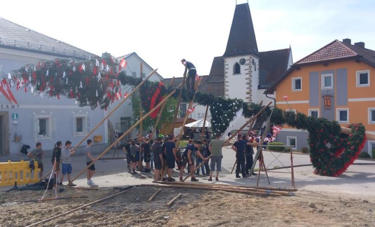 Die Maibaumdiebe müssen sich am 1. Mai vor Gericht verantworten. (Foto: JVP SChönau)