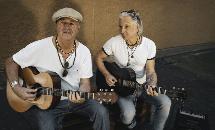 Ein Blues-Duo der Extraklasse: "Sir” Oliver Mally und Peter Schneider (Foto: Violeta Lenz)