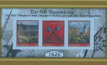 Sonderpostamt in Freistadt zu 400 Jahre Bauernkrieg in OÖ