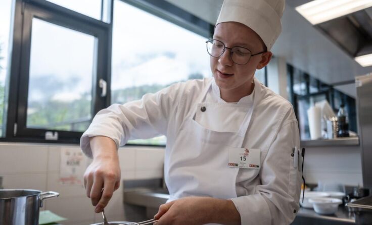 Jakob Huber holte in der Disziplin "Cook" Silber. (Foto: Thomas Pircher/bild[art]isten)