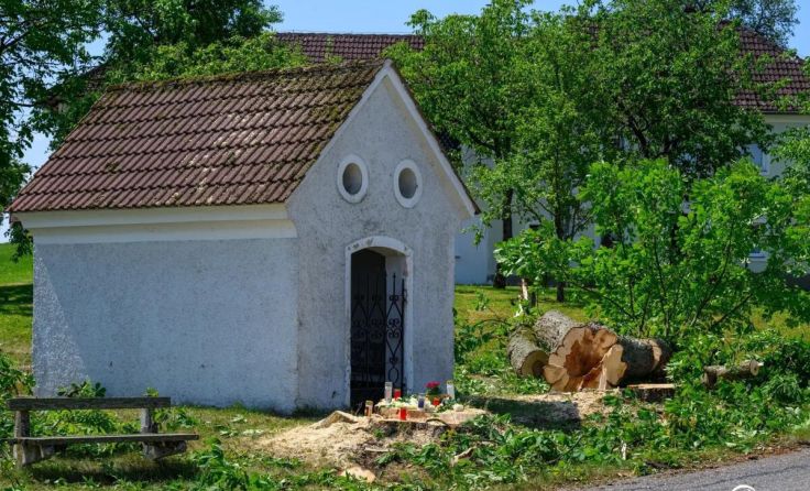 Die Unfallstelle in Klam (Foto: Fotokerschi/Werner Kerschbaummayr)