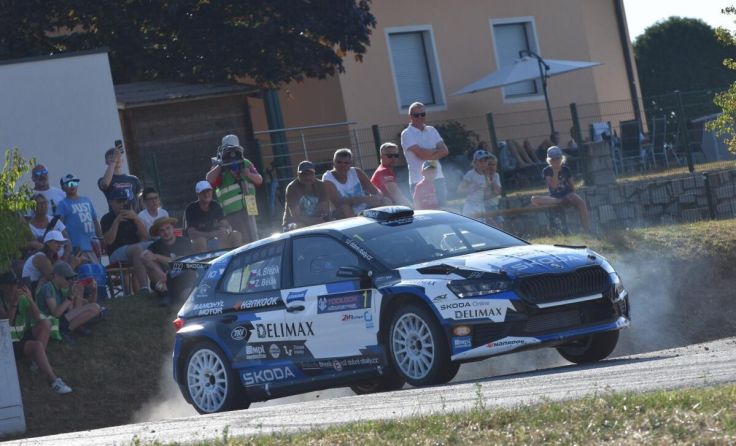 Souveräner Sieger: der Tscheche Adam Brezik im Skoda Fabia RS Rally2 (Foto: Harald Illmer)