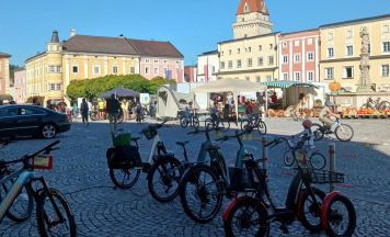 Jo, mir san mitn Radl do: Freistadt lädt zum Mobilitätsfest