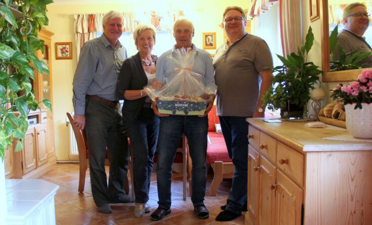 (V.l.n.r.) Franz Tüchler, Jutta Widl, Ludwig Brünmayer, Erwin Willinger