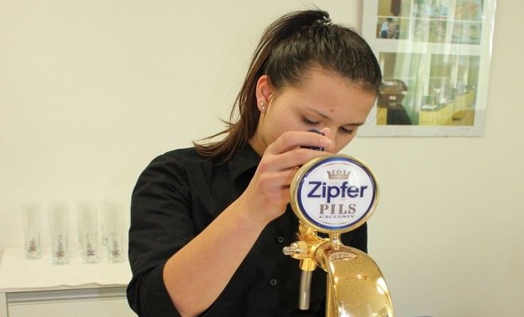 Die spätere Siegerin während des Bewerbs - hochkonzentriert und kompetent.