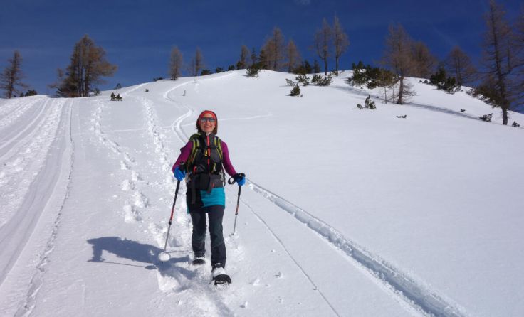 Claudia Schallauer wird die Gruppe durch die Winterlandschaft führen. (Foto: Schallauer)