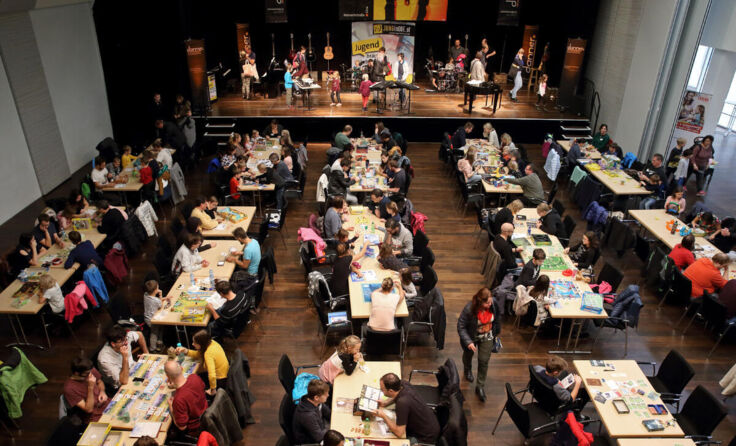 Spiel und Spaß bei den Spieletagen im Ursulinenhof (Foto: Land OÖ)