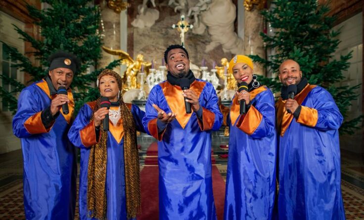 Die Sänger des Ensembles "The Christmas Gospel" (Foto: Starlight Concerts)