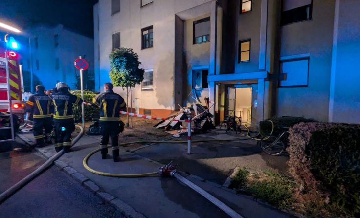 Die FF Ebelsberg war mit 3 Fahrzeugen und 14 Einsatzkräften vor Ort. (Foto: FF Ebelsberg)