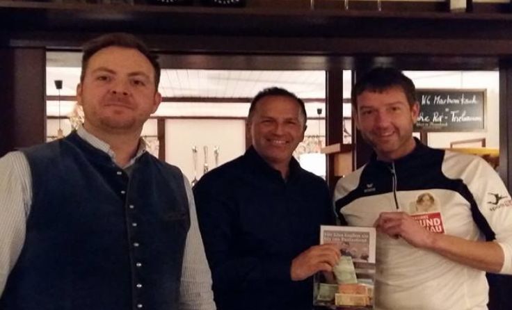 Wirt in Pesenbach Florian Malfent, LAbg. Günter Pröller, BR Thomas Schererbauer