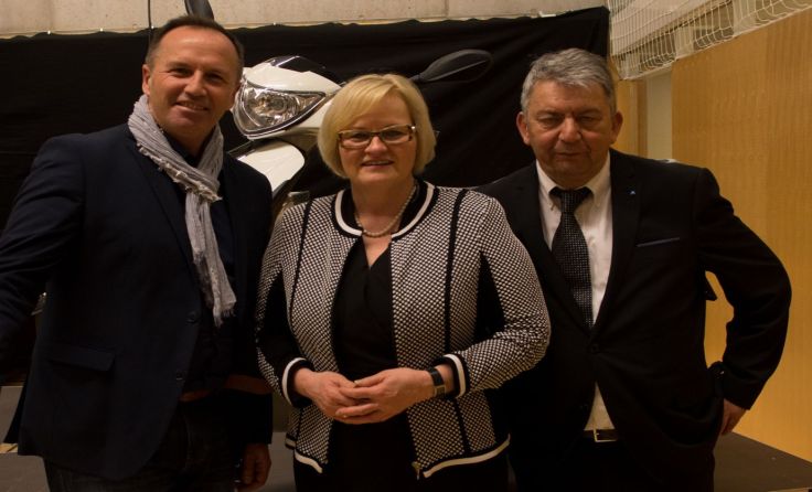 LAbg. Günter Pröller, LT-Präsidentin Gerda Weichsler Hauer und Organisator Johann Karolyi