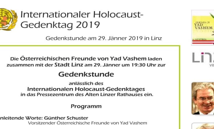 Einladung zur Gedenkstunde