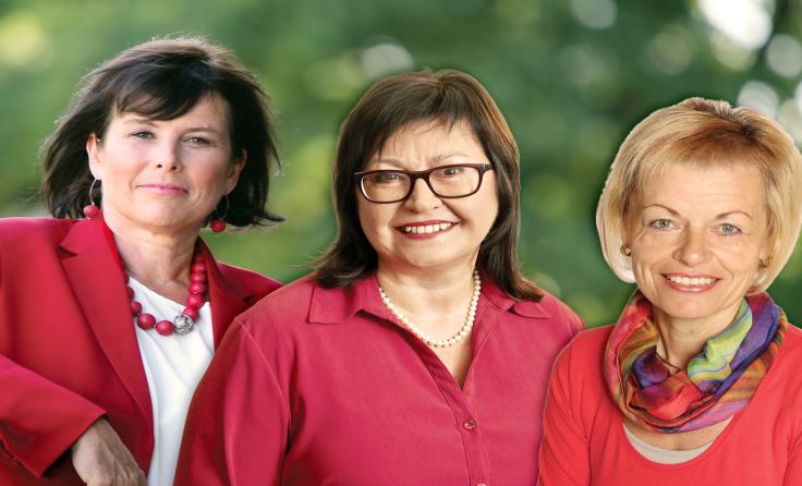 V.l.: Birgit Gerstorfer, Gisela Peutlberger-Naderer, Gertraud Eckerstorfer Foto: SPÖ